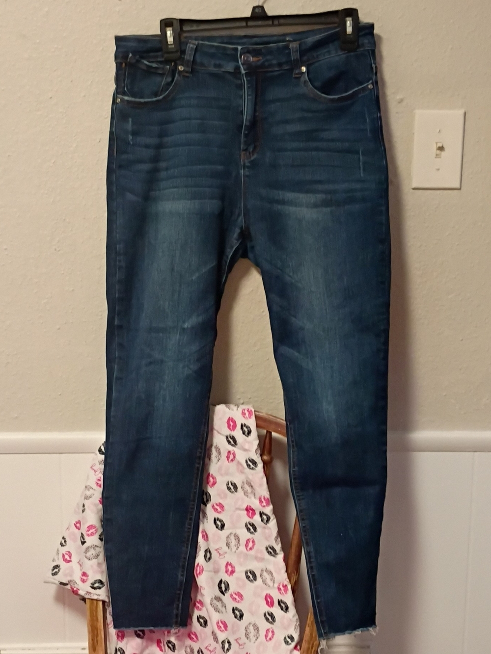 Replay Skinny Jeans in Dark Blue Wash
